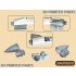1/48 F/A-18E/F / EA-18G Radar and Cannon with Trolley for Hasegawa kit