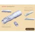 1/48 MiG-29 Detail set: Engine RD-33, Radar with Cowlings, Electronics, Covers, Tail