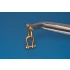 1/35 Shackles with Wired Pin 4pcs (H:8.6, D: 6, r: 1.2) Used in Different Military Vehicle
