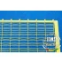 1/350 Photo-etched Ships Railings Set Type 3 (40mm x 134mm)