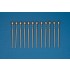 1/350 90mm (3.5") L/50 1939 Gun Barrels 12pcs for Littorio,Garibaldi Class Ships