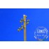 1/35 Telegraphic Pillar with 12 Insulators (unassembled, 2pcs)