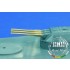 1/700 USS Universal Naval Gun Barrels x9pcs for Yamato Class
