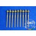 1/700 203mm (8") L/55 Gun Barrels x9pcs for Indianapolis, New Orleans