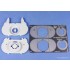 1/24 Hawker Typhoon Radiators Complete set  for Airfix kit