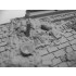 1/32, 1/35 Ruined City Villa for Diorama (Size: 8.5x6x10.5cm)