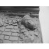 1/32, 1/35 Ruined City Villa for Diorama (Size: 8.5x6x10.5cm)