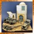 1/35 North African House front (Length:13.5cm, Width:8.8cm, Height:19.2cm)
