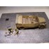 1/35 Large Cobblestone Road Section with Sidewalk