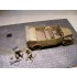 1/35 Large Cobblestone Road Section with Sidewalk