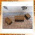 1/35 Small Shipping Crates (6pcs, Including miniature rope for the handles)