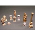 Bronze Statues, Busts and Pedestals (11pcs) for 1/16, 1/35, 1/48, 1/72 models