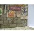1/35 Business Signs on Real Wood - Germany (incl. 4 laser cut wall mounting brackets)