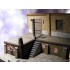 1/35 Old Warehouse Facade for Diorama (Size: 29x12.5cm)