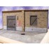 1/35 Old Warehouse Facade for Diorama (Size: 29x12.5cm)