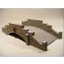 1/35 Large Stone Bridge (8 resin pcs) Size: 30x12.5x6.5cm (LxWxH)