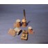 1/35 WWII Improvised Drum Stoves (10 resin pcs & wire mesh)