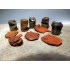 1/35 WWII Crushed & Dented US Fuel Drums (11 Resin pcs)