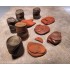1/35 WWII Crushed & Dented US Fuel Drums (11 Resin pcs)