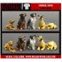 1/35 Large Dogs - 4 Resin pcs (Suitable for Scale 1/35 to 54mm)