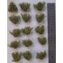 1/35 - 1/16 Plastic Plants - Wild Bushes Light Green (15pcs)