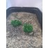 1/35 - 1/16 Plastic Plants - Low Bushes Dark Green (15pcs)