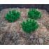 1/35 - 1/16 Plastic Plants - Low Bushes Dark Green (15pcs)