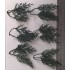 1/35 - 1/16 Plastic Plants - Tall Bushes Dark Green