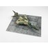 1/48 Concrete Base Square Type 3 Diorama Base with 3D Effect (300x230mm)
