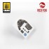 1/24 Messerschmitt Bf 109G-2 Cockpit Instrument Panels & Detail Parts for Trumpeter