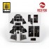 1/32 F-14D Super Tomcat Cockpit Instrument Panels &amp; Detail Parts for Trumpeter