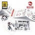 1/32 Grumman F-14A Tomcat Cockpit Instrument Panels & Detail Parts for Tamiya