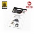 1/48 Kawanishi N1K2-J Early Cockpit Instrument Panels & Detail Parts for Hasegawa