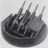 1/35 Vickers Light Tank AA Mk.II Turret Conversion set for Vulcan kit