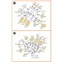1/35 Sikorsky CH-54 Tarhe Paint Masking (yellow kabuki paper) for ICM kit #53054