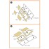 1/48 OV-10 A/D Bronko Painting Mask for ICM kit #48300/48301 (yellow kabuki paper)