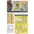 1/48 OV-10 A/D Bronko Double-sided Painting Mask for ICM kit (48300/48301) "yellow kabuki paper"