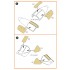 1/48 A2D-1 Skyshark Double-sided Paint Mask for Clear Prop Models