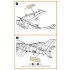 1/48 F-86A Numbers and Lettering Painting Mask for Clear Prop #4825