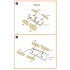 1/72 Mitsubishi F-2B Fighter Double-sided Paint Masks on for Finemolds kits