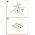 1/72 Me-262B-1A/U1 Paint Masks (yellow kabuki paper) for REVELL kit