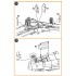 1/72 F-86A Undercarriage Covers for Clear Prop kits
