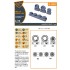 1/72 Mikoyan-Gurevich MiG-19 Wheels set for Clear Prop kits