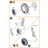 1/72 Mikoyan-Gurevich MiG-19 Wheels set for Clear Prop kits