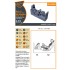 1/72 MiG-19 Ejection Seat and Instrument Panel Cover  for Clear Prop kits