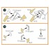 1/72 Meteor F.8/FR.9 Double-sided Painting Masks for Airfix kit