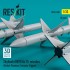 1/32 Skyflash (RB71/Av.71) Missiles (4pcs) for British Phantom, Tornado, Viggen