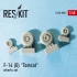 1/48 Grumman F-14 D "Tomcat" Wheels for Revell/Hasegawa/Hobby Boss kits
