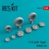 1/48 McDonnell Douglas F-15 A/B Eagle Wheels for GWH/Academy/Monogram/Italeri/Tamiya