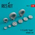 1/48 McDonnell Douglas F-15 E/I/K Strike Eagle Wheels for GWH/Academy/Italeri/Revell kits